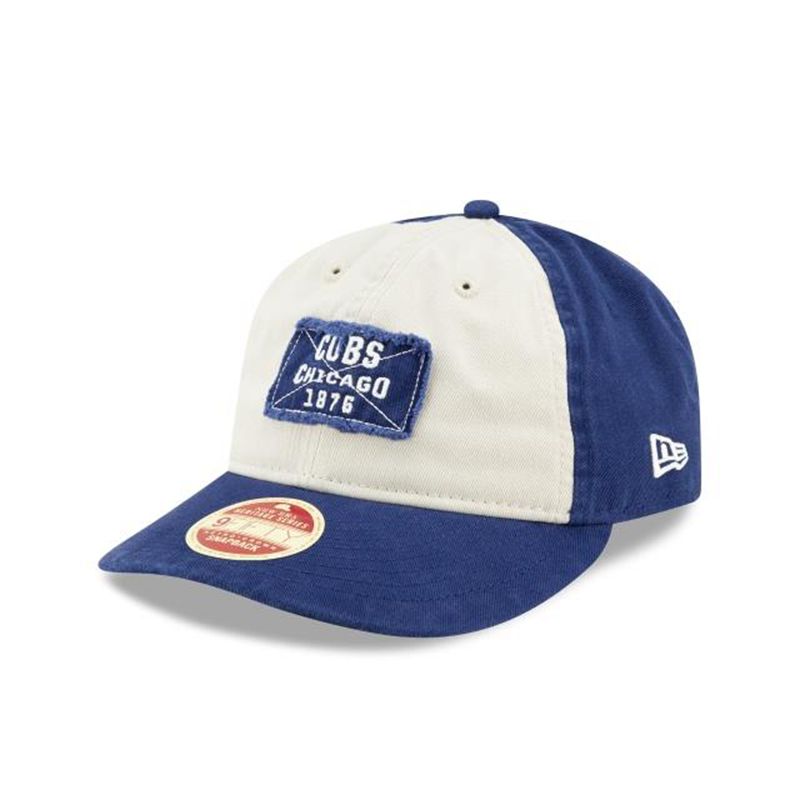 MLB Chicago Cubs Heritage Retro Crown 9Fifty Snapback (AEE9090) - Brown New Era Caps